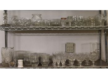 Shelf Lot -Glassware