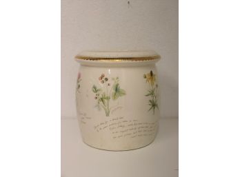 Kohler 'artist Editions' Hand-painted Storage Vessel