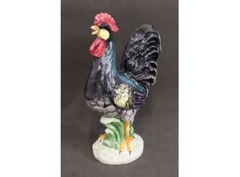 Vintage Vietri Italian Rooster Figurine - Hand Painted, Ceramic, Made In Italy