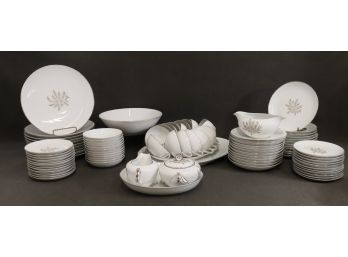 Voluminous Lot 80 Pieces Of Wenworth 'Eterna' Porcelain In Majestic Pattern #7509