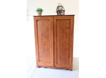 Rustic New England Shaker Style Full Length Cabinet