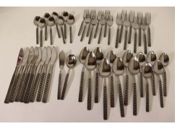 Partial Set Of Vintage Stainless Flatware