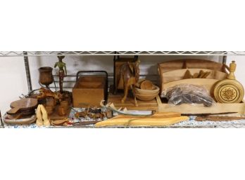 Assorted Shelf Lot - Wood