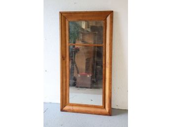 Full Length Mirror In Wood Two Panel Ogee Frame