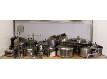 Shelf Lot -Pots And Pans