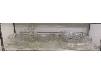 Shelf Lot -glass Ware