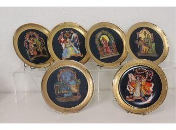 Set Of 7 Royal Cornwall Limited Edition Plates - 9' Round
