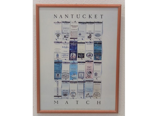 Framed Print Of Nantucket Restaurant Matches
