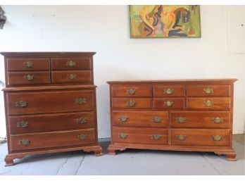 Chest Of Drawers And Low Dresser In Empire-style