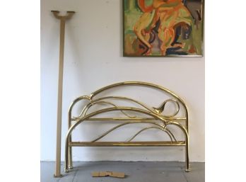 Brass Full Size Bed, Good Quality And Condition