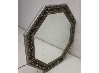 Octagon Shaped Paneled Mirror-decorative