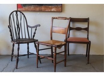 Three (3) Vintage Chairs