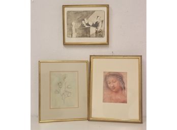 Group Lot Of Vintage Prints