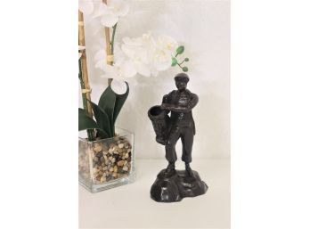 Maitland-Smith Golf Caddy Bronze Figurine