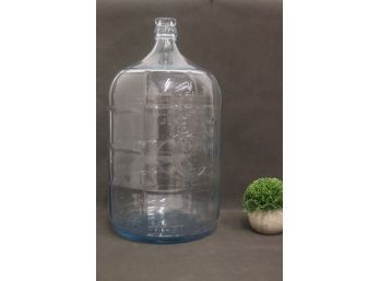 Vintage Mexico Crisa Co. 5 Gallon Blue Bottle Wine