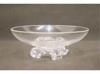 VINTAGE STEUBEN CRYSTAL MID-CENTURY 7.5' BOWL Designed By JOHN DREVES