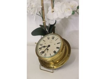 Vintage London Clock Co. Brass Mariner's Clock