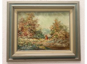 Fabulous Impressionist Landscape Oil Painting - Signed Marie Charlot