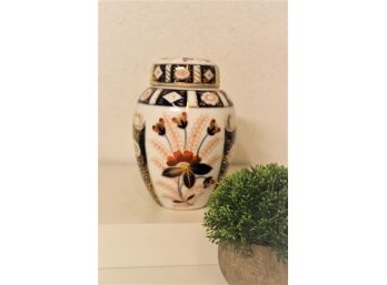 Vintage Dreseden Porcelain Lidded Vase/Potpourri