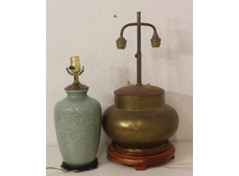 2  Asian Style Lamps