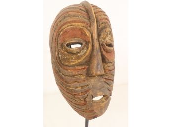 Vintage African Bembe Wood Oval Plank Mask