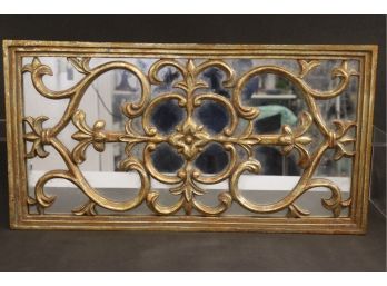 Ornate French Swagalicious Onlay Mouted On Rectagular Mirror