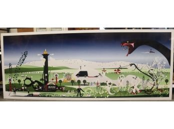 Monumental Print Of Surreal Quasi-Apocalyptic Fable