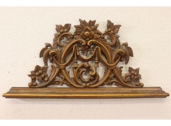 Decorative Architectural Pediment Scrollwork Wall Hanging