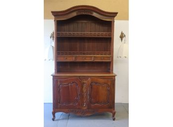 Louis XV-style Vaisellier/Buffet & Hutch - Quality Reproduction