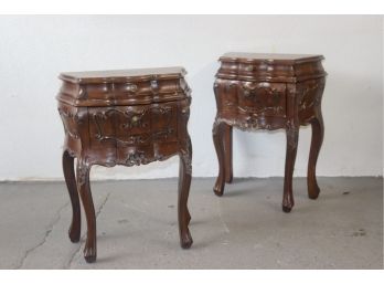 Pair Of Louis XV-style Bedside Tables