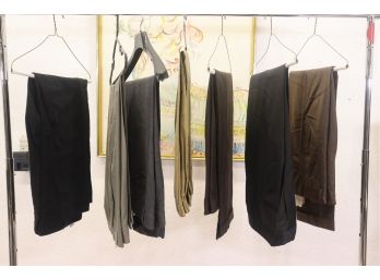 Rack Lot Of Men's Pants - Hugo Boss, Brooks Bros. And More - See Photo For Sizes Etc