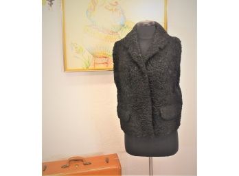 Small Grand Fur Shop Vest With Pockets