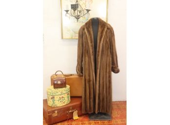 Weinstein's Fur-Faire Full Length Mink Coat   (size M/L)