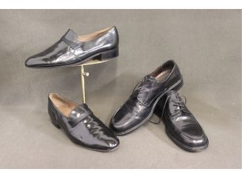 Two Pairs Of Dress Shoes - To Boot NY/Adam Derrick & Bally - Size: 9 1/2