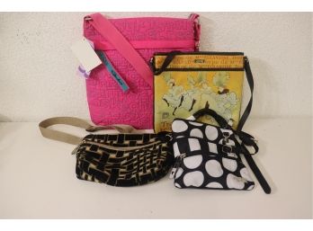 Group Lot Of Colorful And Fun Shoulder Bags & Tote Bags