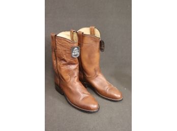 Burnished Tan Dan Post Western Boots - NEW - Size: 8M