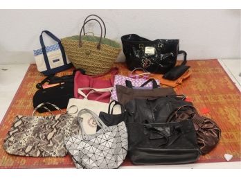 Group Lot - 4 Seasons Of Bags & Purses - Multiple Item Varied Colors, Style Etc.