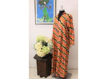 Indian Hand-Woven Silk Kaftan