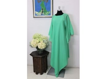 Jadeite Green Kaftan Gown - Ladd Ltd. Quogue, NY