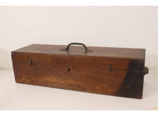Antique Lidded Tool Box
