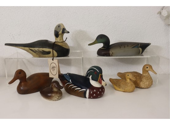 Duck, Duck...Decoy - Group Lot Of Duck Decoys, Including Hornick Bros, Bob Berry, RonFisher