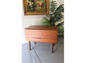 Farmhouse Wooden Double Drop Leaf Table