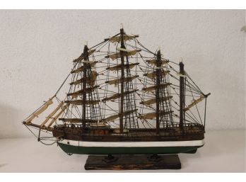 19th Century Clipper Ship Model - Made In Spain, Original Tag