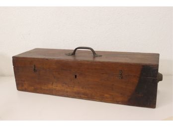 Antique Lidded Tool Box