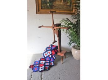 Antique Wooden Yarn Winder