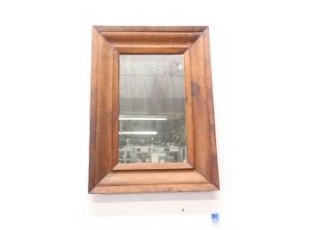 Wall Mirror In Rustic Wood Frame