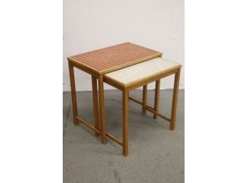 2 Tile Top Nesting Tables.