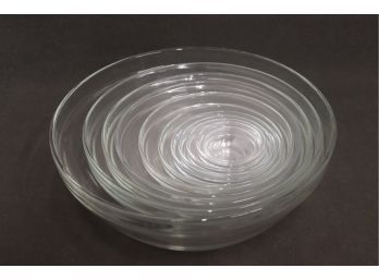 Major Eleven Piece Glass Nesting Bowl Set - Duralex France - 1oz Up To 6 Quarts