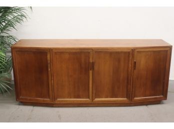 MCM Danish Side Board With Brass Pulls