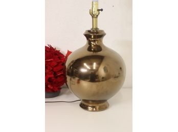 Vintage Brass-finish Big Bad Orb Lamp